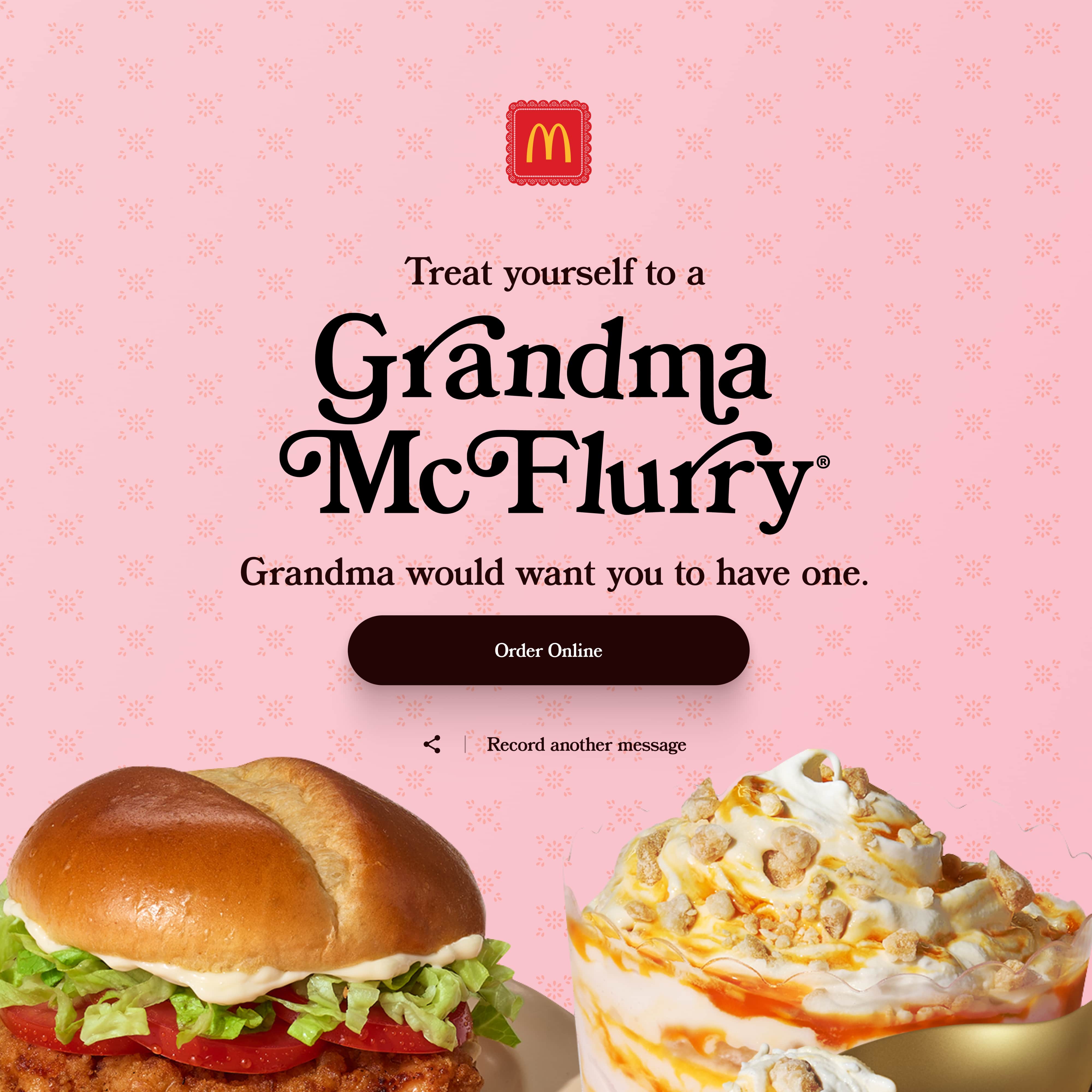 McDonalds Sweet Connections